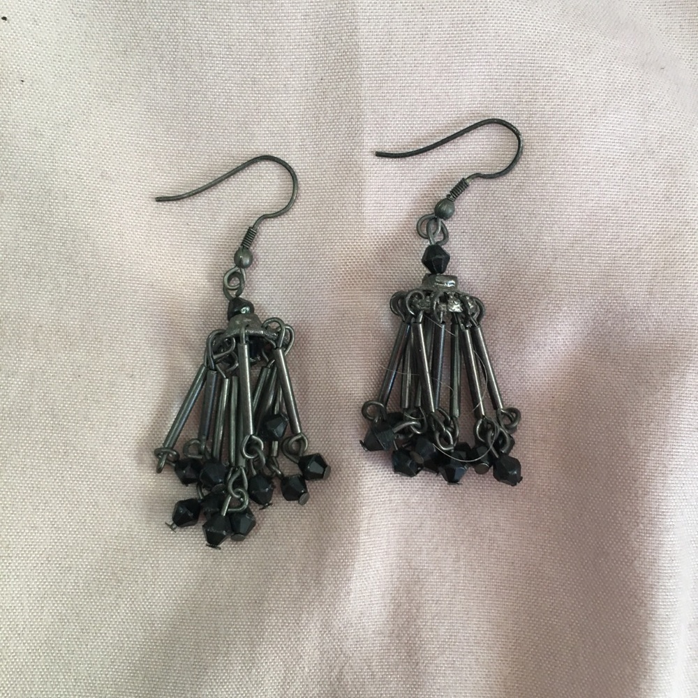 Hanging earrings